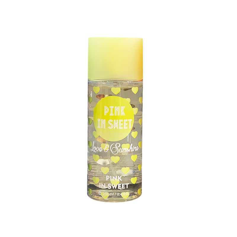 B0021-SH-2 250ml Love & Sunshine(Yellow-2) Women Body Mist