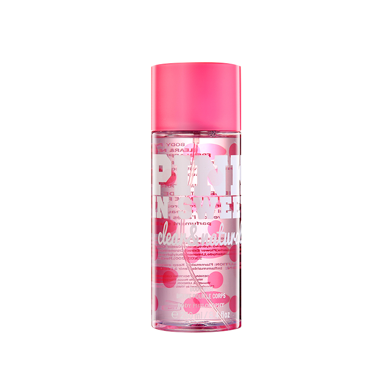 B0021-DOT-5 250ml Clear & Natural(Pink Purple-5) Women Body Mist