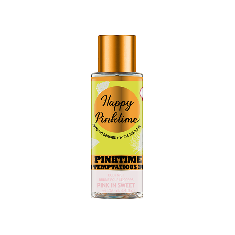 B0021-PK-3 250ml Happy Pinktime Women Body Mist